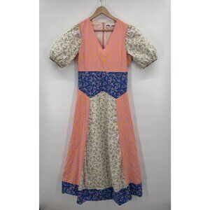 English Factory Medium Patchwork Maxi Dress Countryside Prairi Boho Cottagecore